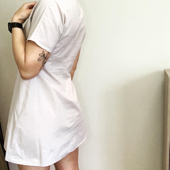 ASOS beige a-line mini dress size 10 - Picture 5 of 5